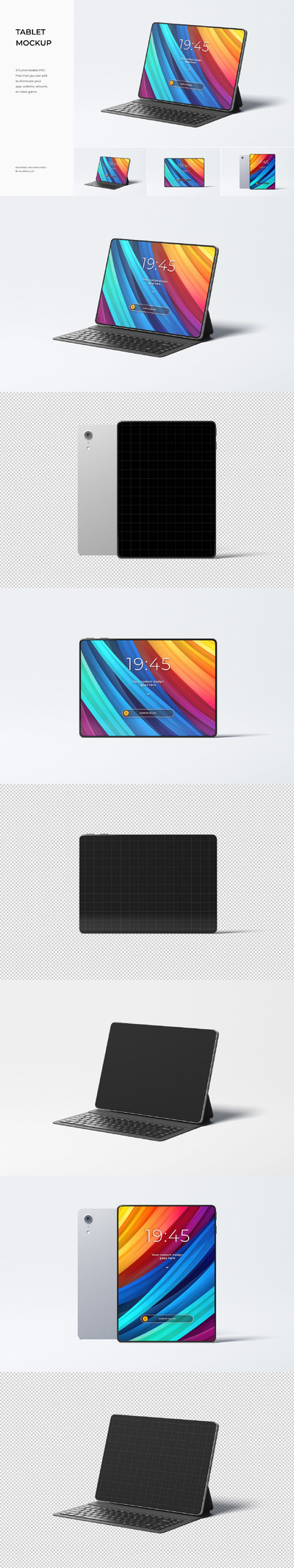 平板电脑样机 (PSD)