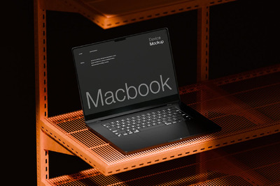Macbook 电脑样机 (PSD)