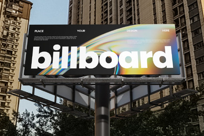 城市广告牌样机 (PSD)