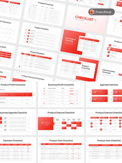 工作清单演示PPT模版 (PPTX)