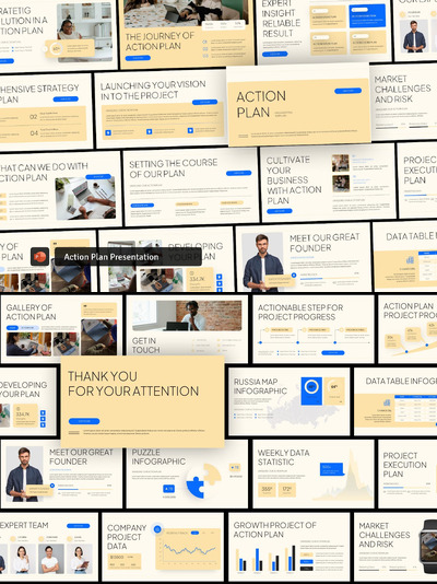项目推介行动计划 PPT模版 (PPTX)
