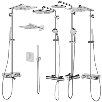 Grohe淋浴花洒3D模型（OBJ,MAX）