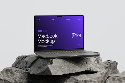 Macbook 电脑样机 (PSD)