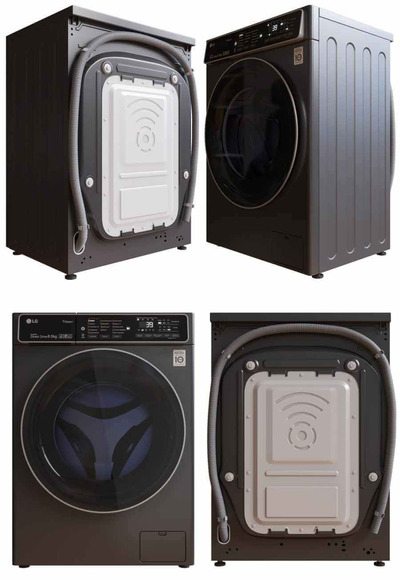 Ai Dd Lg F2t9gw9p洗衣机3D模型（OBJ,MAX）