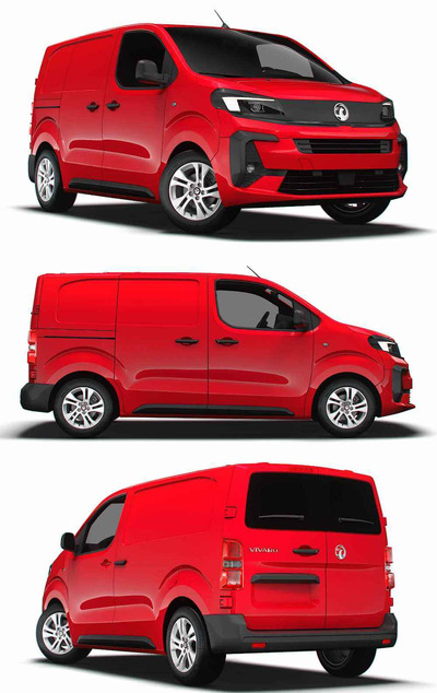 2024 Vauxhall Vivaro Van L1厢式货车 汽车3D模型（OBJ,FBX,MAX,LWO,C4D）