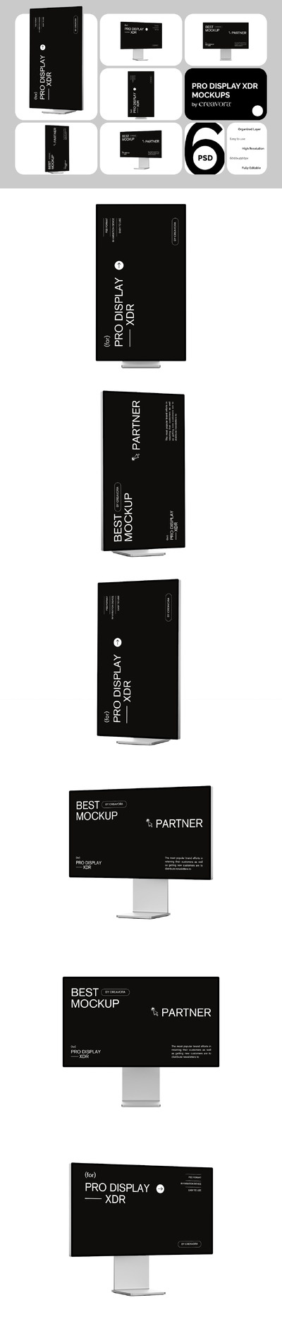 Pro Display XDR 显示样机模型 (PSD)