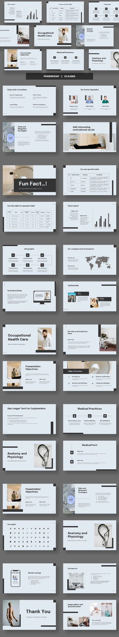 医疗保健 PPT模版 (PPT,PPTX)