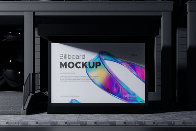 广告牌样机 (PSD,JPG)