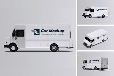 送货车箱样机 (PSD,PDF)