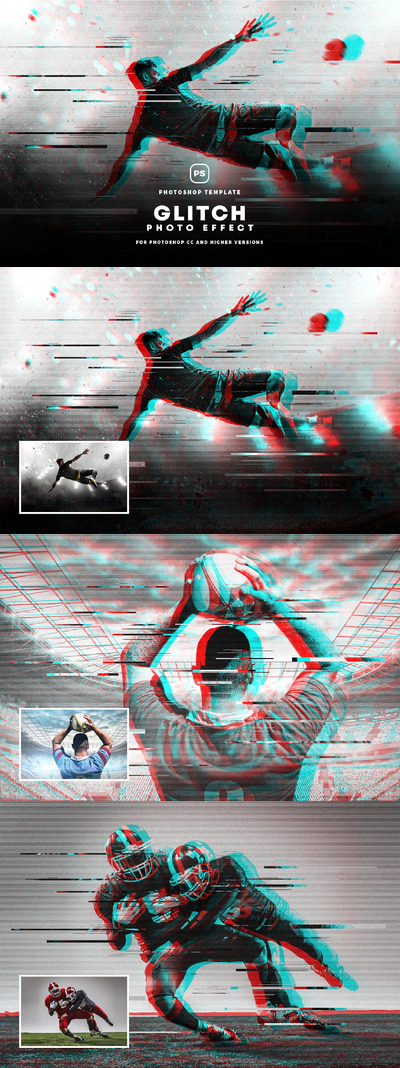 故障照片效果 (PSD)