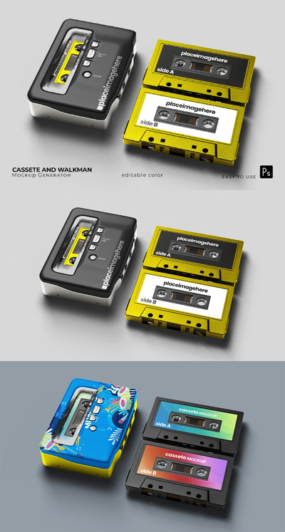 盒式磁带和随身听样机 (PSD)