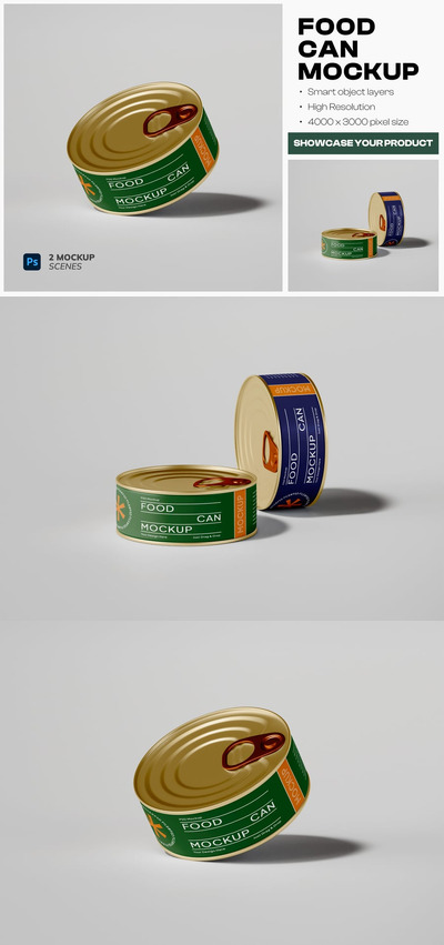 食品罐样机 (PSD)