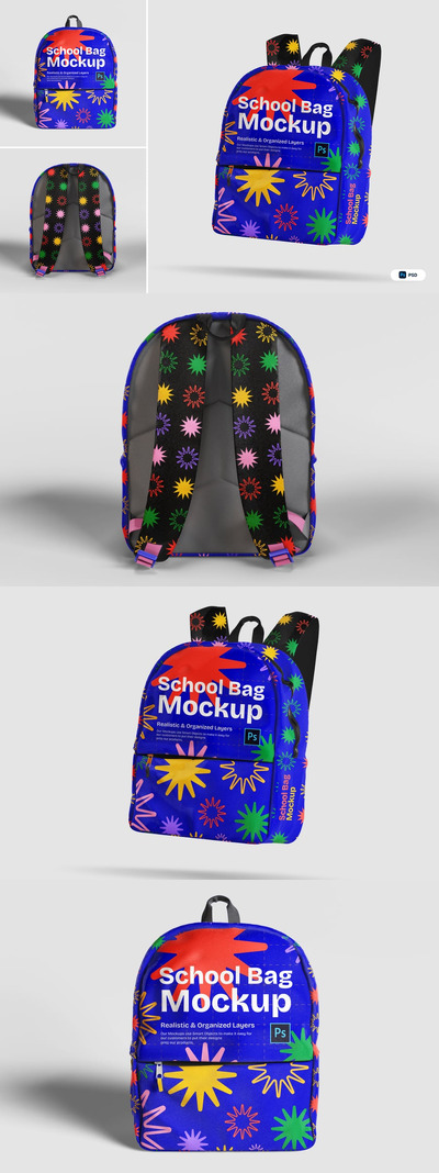 学校书包样机 (PSD)