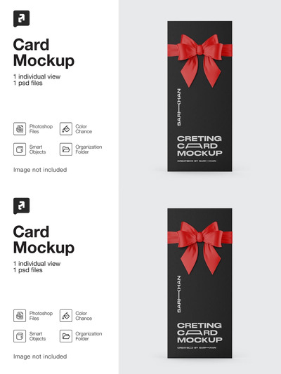 带弓样机的贺卡 (PSD)