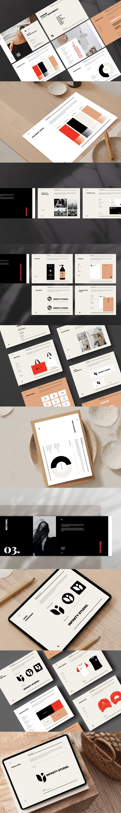 品牌指南画册模版 (INDD)