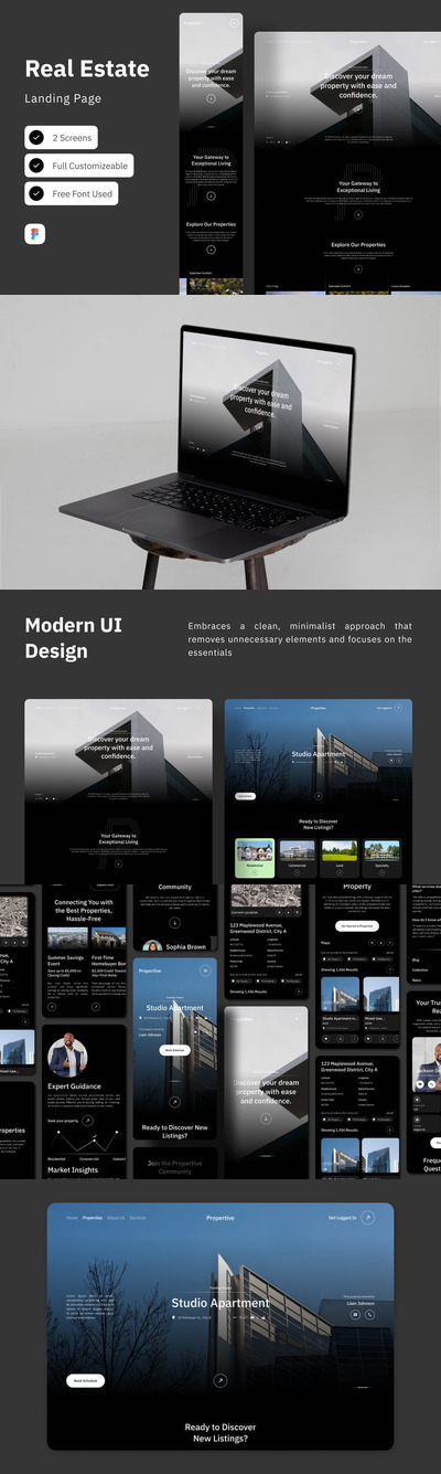 房地产着陆页面 (FIG)