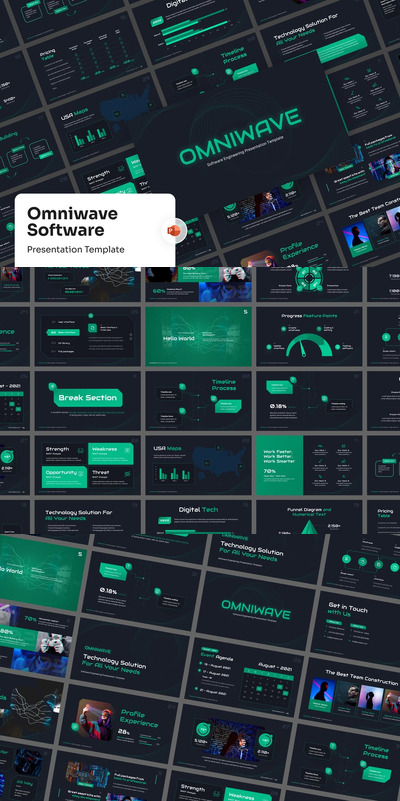 软件工程PPT模版 (PPTX)