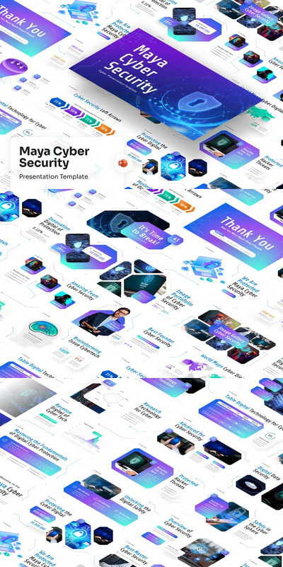 网络安全 PPT模板 (PPTX)