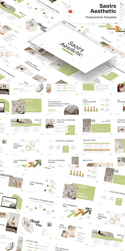 审美美学一流的PPT模板 (PPTX)