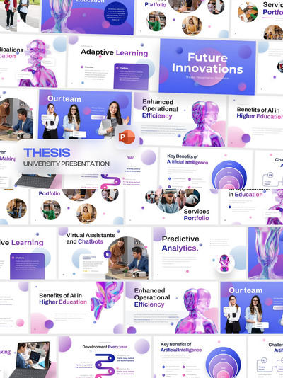 论文大学PPT模板 (PPTX)