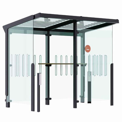 mmcite Aueroo玻璃吸烟区3D模型（OBJ,MAX）