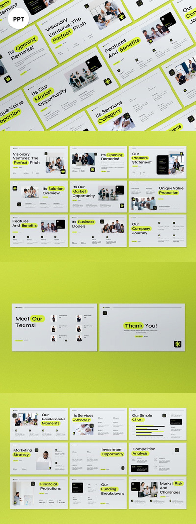 现代商业宣传材料PPT模板 (PPT)