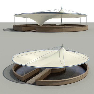 帐篷酒吧3D模型（FBX,MAX）