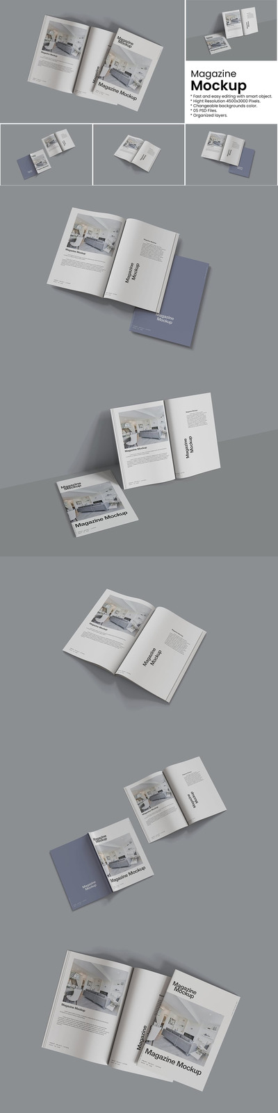 杂志样机 (PSD)