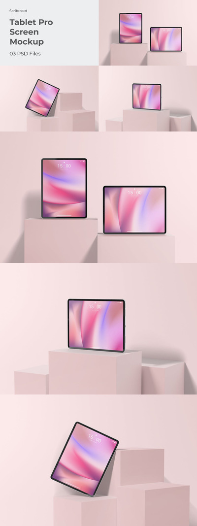 平板电脑专业屏幕样机（PSD）