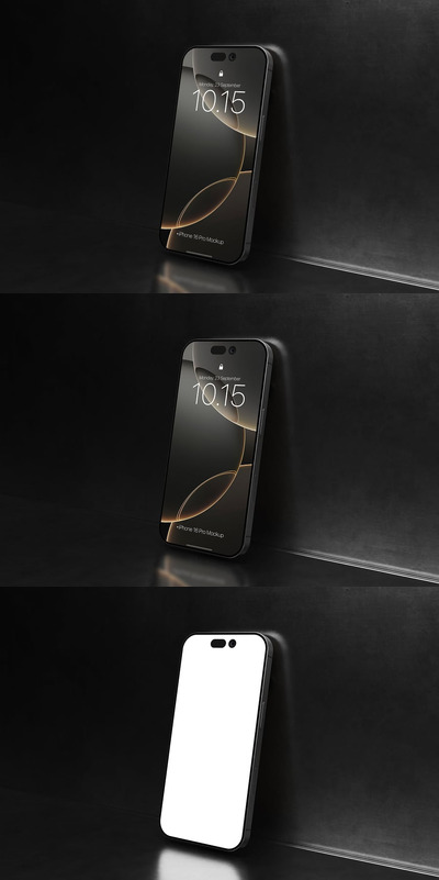 iPhone 16 Pro 手机样机（PSD）