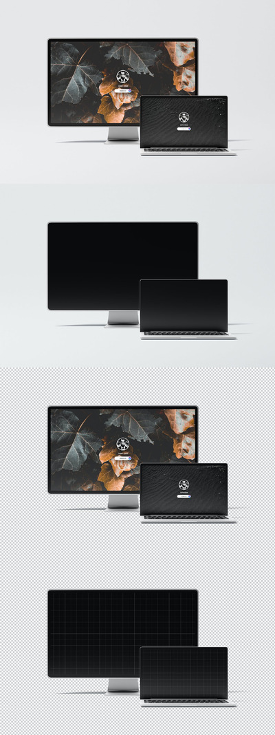 笔记本电脑和显示器样机（PSD）