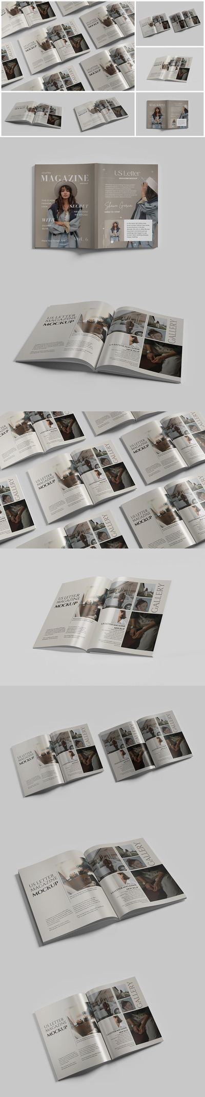美国信件杂志样机（PSD）