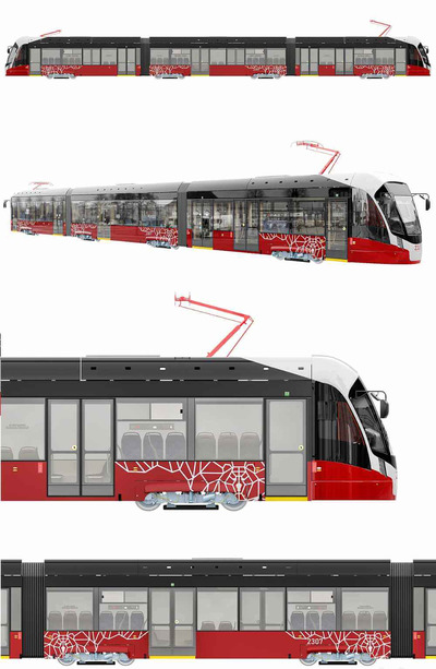 Lev 71-934有轨电车3D模型（OBJ,MAX）