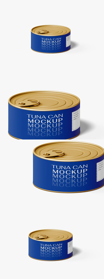 金枪鱼罐头样机 (PSD)