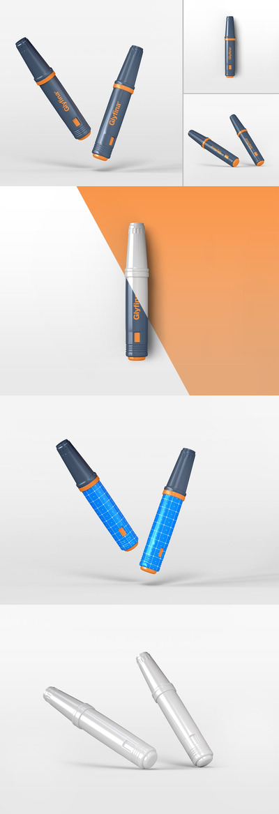 胰岛素笔样机套装 (PSD,JPG)