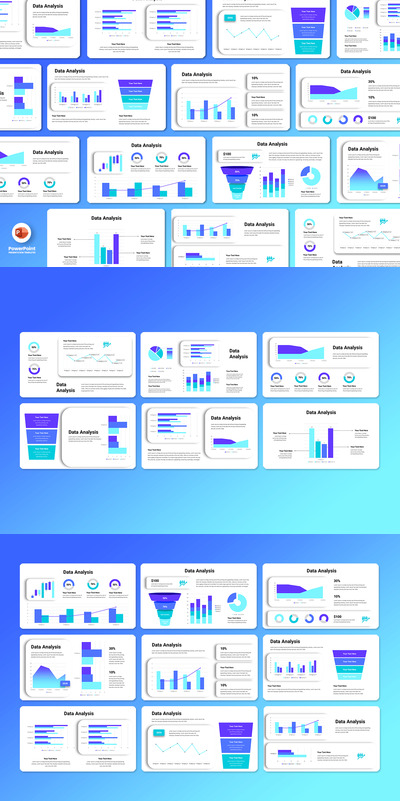 数据分析 数据图表-PPT模版 (PPTX)