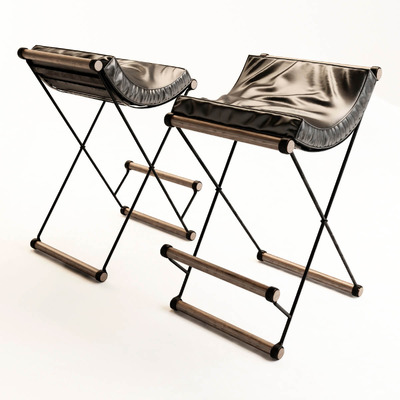 CONVERSO Cleo Baldon可折叠吧凳3D模型（OBJ,MAX）