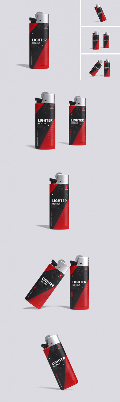 打火机样机 (PSD,PDF)
