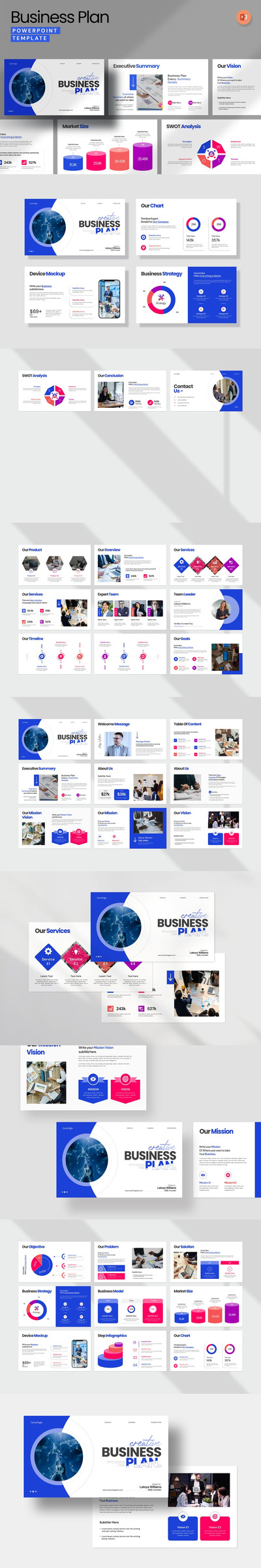 商业计划 PPT模版 (PPTX)