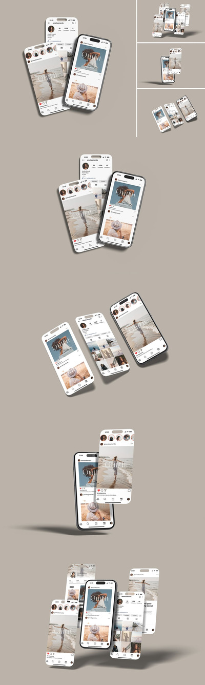 智能手机屏幕样机 (PSD,PDF)