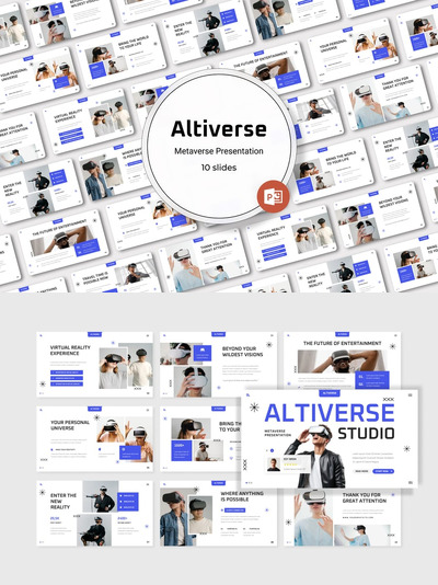 元宇宙 PPT模版 (PPT,PPTX)