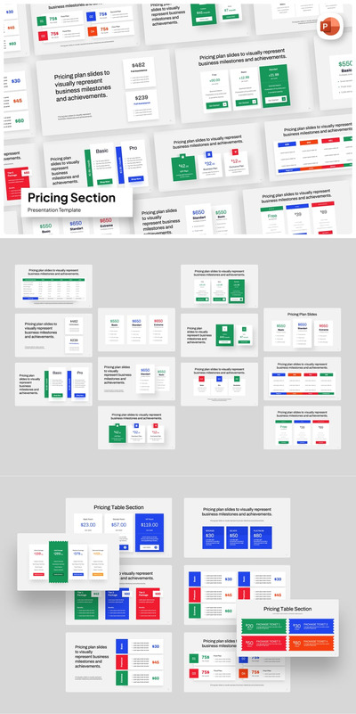 定价幻灯片PPT模版 (PPTX)