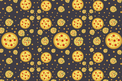 披萨图案 (AI,EPS)