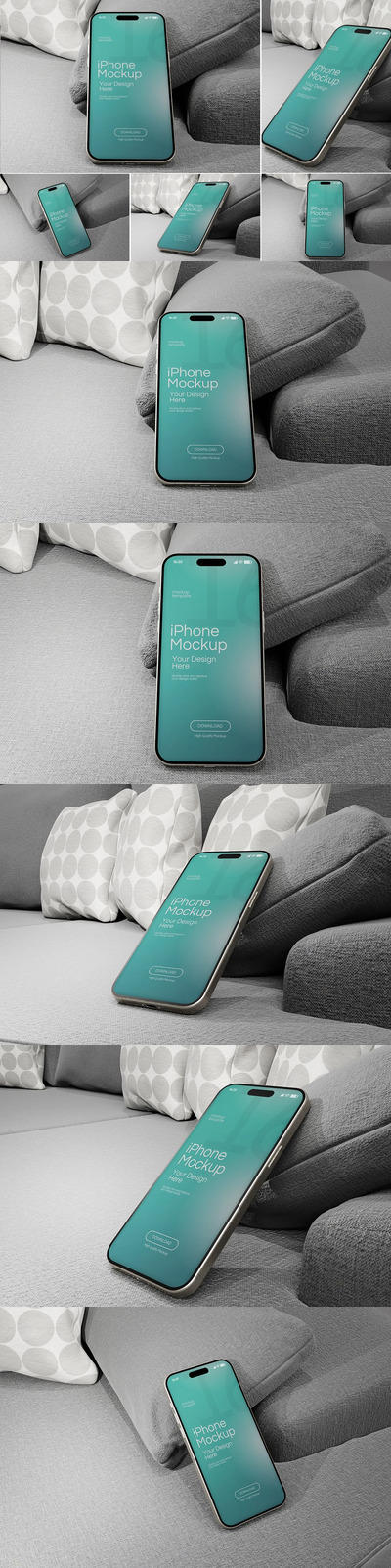 iPhone 手机样机 (PSD)