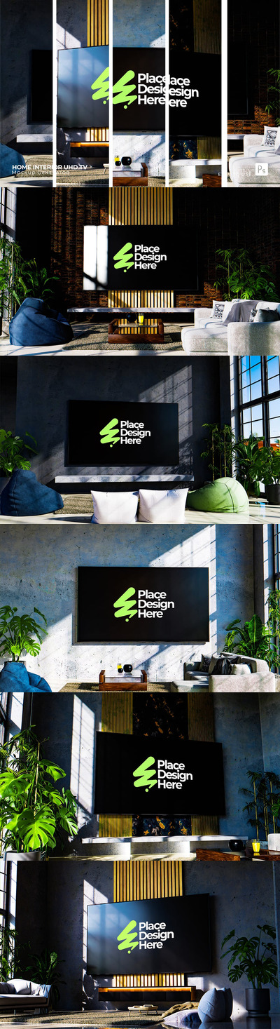 家居室内超高清电视样机 (PSD)