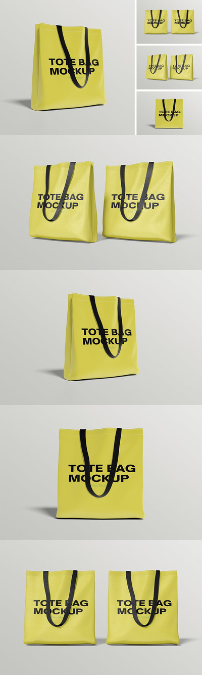 手提袋样机 (PSD,PDF)