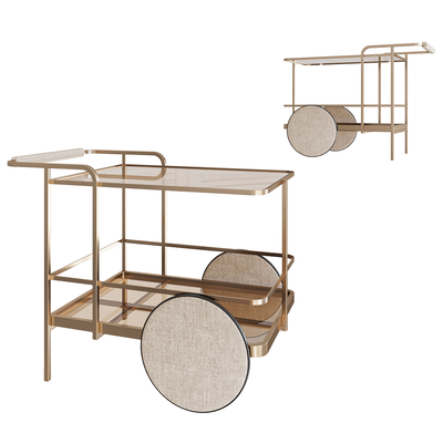 Paolo Castelli Convivier酒吧推车3D模型（OBJ,FBX,MAX）