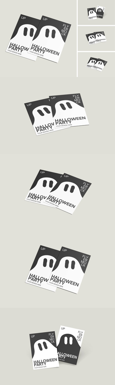 传单样机 (PSD,PDF)