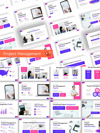 项目管理 PPT模板 (PPTX)
