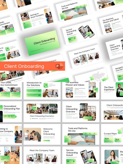 客户引导 PPT模板 (PPTX)